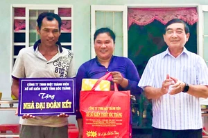 Công ty XSKT Sóc Trăng trao nhà đại đoàn kết tại huyện Long Phú