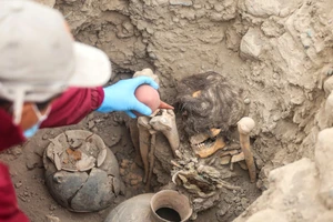 Xác ướp được phát hiện tại địa điểm khảo cổ Huaca Pucllana