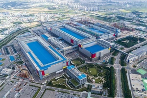 Nhà máy sản xuất chip của Samsung tại Pyeongtaek, Hàn Quốc. Ảnh: REUTERS
