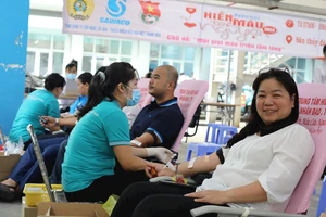 Người lao động SAWACO hiến máu cứu người