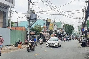 Các căn nhà trên đường Bùi Hữu Nghĩa sẽ được giải tỏa trắng để chỉnh trang rạch Xuyên Tâm