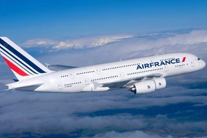 Máy bay của hãng hàng không Pháp Air France. Ảnh: Frankfurt-airport