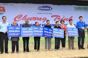 Vinamilk: Hỗ trợ xây dựng 30 căn nhà cho người dân 3 tỉnh Yên Bái, Hòa Bình và Thanh Hóa