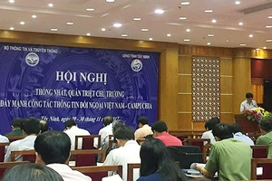 Hội nghị công tác thông tin đối ngoại Việt Nam - Campuchia