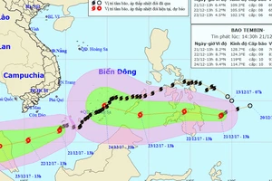 Thông tin mới nhất về bão Kai-tak và bão Tembin