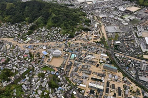 Hơn 100 người chết và mất tích trong đợt mưa lớn kỷ lục tại Nhật