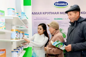 Sản phẩm sữa Việt đã có mặt tại thị trường Nga