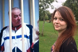 Cựu điệp viên hai mang người Nga Sergei Skripal và con gái bị đầu độc tại thành phố Salisbury của Anh. Ảnh: ABC