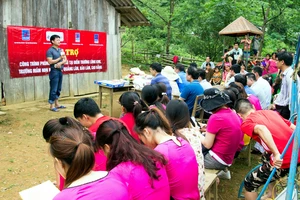 PV GAS góp phần ủng hộ xây dựng điểm trường Lũng Kim, Cao Bằng