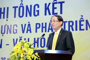 Ông Phạm Anh Tuấn, Chủ tịch Vietnam Post cho hay, Bưu điện văn hóa xã sẽ đóng góp 25%-30% doanh thu cho đơn vị này vào năm 2030. Ảnh: Vietnam+