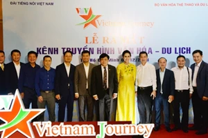 Đài Tiếng nói Việt Nam phối hợp với Bộ Văn hoá, Thể thao và Du lịch tổ chức Lễ ra mắt Kênh truyền hình Văn hoá-Du lịch (Vietnam Journey). Ảnh: VOV