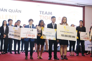 Trao giải thưởng cho các đội đoạt giải cuộc thi Talent Generation 2018