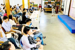 Nhiều startup và doanh nghiệp chuyên về năng lượng sạch tham gia chương trình New Energy Nexus Việt Nam. Ảnh: T.BA
