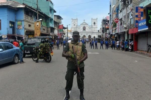 An ninh thắt chặt ở Sri Lanka. Nguồn: AP