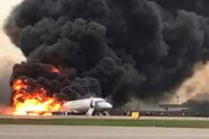 Ít nhất 41 người thiệt mạng trong vụ cháy máy bay tại Nga