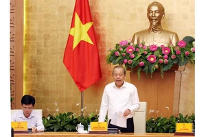 Phó Thủ tướng Trương Hòa Bình pháts biểu tại Hội nghị. Ảnh: VGP