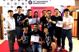 Trường ĐH Cần Thơ đoạt giải tại cuộc thi Cầu thép châu Á 2019