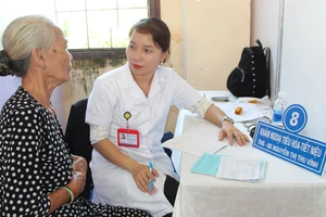 Đoàn đã khám chữa bệnh miễn phí cho 500 người dân khó khăn xã Khánh An