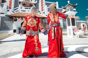 Xu hướng chụp ảnh cưới theo phong cách cổ trang Trung Quốc đang thịnh hành trong giới trẻ