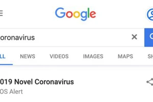 Dịch viêm phổi do virus corona: Google và WHO ra mắt “Cảnh báo SOS“