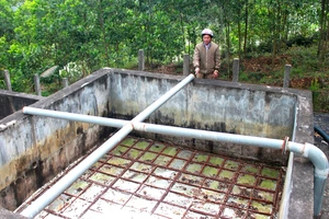 Nhà máy cấp nước sinh hoạt ở xã Đức Lạng bị bỏ hoang nhiều năm nay