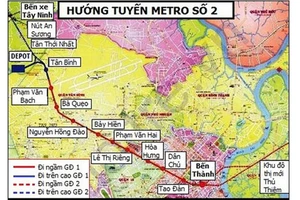 Khẩn trương giải phóng mặt bằng tuyến metro số 2 Bến Thành - Tham Lương