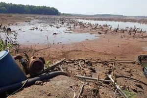 Bình Phước: Mực nước các hồ chứa giảm mạnh