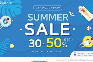 Summer Sale ưu đãi lên đến 50% tại Lock&Lock Vincom Đồng Khởi