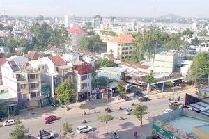 Một góc trung tâm TP Biên Hòa 