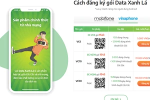 Cốc Cốc cùng Vinaphone, MobiFone ra mắt gói cước 3G/4G 