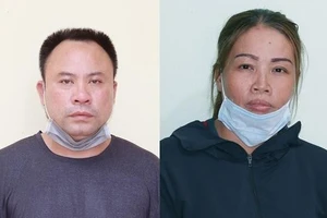 Phan Văn Mười và Vũ Thị Vân bị bắt vì hành vi tổ chức người vượt biên trái phép