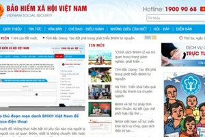 Cảnh báo thủ đoạn mạo danh Bảo hiểm xã hội Việt Nam để lừa đảo