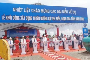 Khởi công tuyến đường ven biển Nam Định 2.700 tỷ đồng 