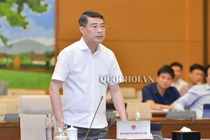 Thống đốc Lê Minh Hưng. Ảnh: Quochoi.vn