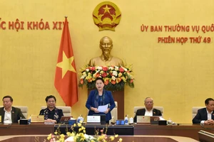 Chủ tịch Quốc hội Nguyễn Thị Kim Ngân phát biểu tại phiên bế mạc. Ảnh: VIẾT CHUNG