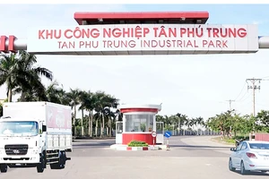 Một góc Khu công nghiệp Tân Phú Trung, huyện Củ Chi, TPHCM. Ảnh: Huy Phan