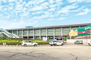 Sân bay quốc tế ở Yangon tạm đóng cửa. Ảnh: Myanmar Times