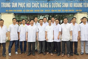 Từ năm 2012 -2016 tỉnh Hà Tĩnh đã hỗ trợ cho trung tâm của ông Võ Hoàng Yên trên 500 triệu đồng. Ảnh: Tạp chí Đông y