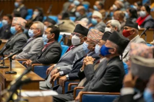 Một cuộc họp của Quốc hội Nepal. Ảnh: AP
