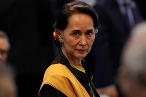 Cố vấn nhà nước Myanmar Aung San Suu Kyi. Ảnh: REUTERS
