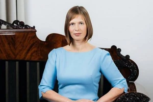 Tổng thống Estonia Kersti Kaljulaid. Nguồn: iknowpolitics