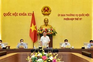 Ủy ban Thường vụ Quốc hội tiến hành phiên họp thứ 58