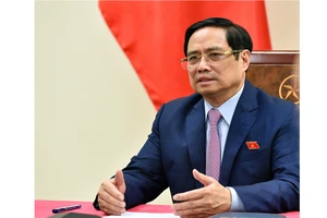 Tại Hội nghị thượng đỉnh thương mại dịch vụ toàn cầu năm 2021, Thủ tướng Phạm Minh Chính sẽ có bài phát biểu quan trọng về quan điểm của Việt Nam đối với sự phát triển kinh tế số, công nghệ số và hợp tác quốc tế trong lĩnh vực này. Ảnh: VGP