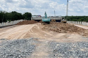 Công trình cầu đường kết nối tỉnh Tây Ninh và Bình Dương đang gấp rút thi công