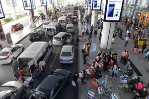 Chấn chỉnh trật tự giao thông tại sân bay Tân Sơn Nhất