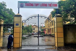Trường THPT Lương Thế Vinh (TP Cẩm Phả, Quảng Ninh). Ảnh: TTXVN