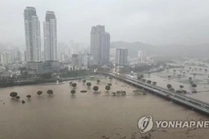 Siêu bão Hinnamnor đổ bộ đảo Geoje của Hàn Quốc