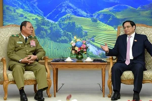 Thủ tướng Phạm Minh Chính tiếp Đại tướng Vilay Lakhamphong, Ủy viên Bộ Chính trị, Phó Thủ tướng, Bộ trưởng Bộ Công an Lào