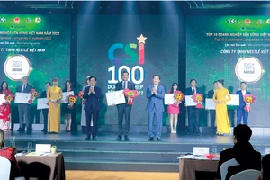Nestlé Việt Nam được bình chọn là Doanh nghiệp Bền vững nhất Việt Nam năm 2022 trong lĩnh vực sản xuất