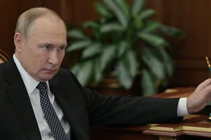 Tổng thống Putin tại một cuộc họp ở Moscow ngày 3-1. Ảnh: REUTERS